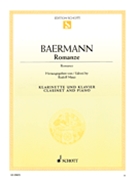 Romanze by Baermann Carl - Mauz Rudolf - for Clarinet Solo