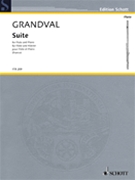 Suite For Flute & Piano by de Grandval Marie Clemence - Franco Fabio - for Flute and Piano
