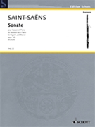 Sonate Opus 168 by Saint-Saens Camille for Bassoon and Piano