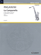 La Campanella Opus 7 by Paganini Niccolo - Hekkema Raaf - for Alto Saxophone and Piano