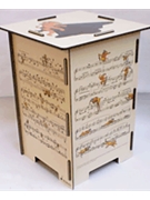 Hindemith Ludus Tonalis Stool/Side Table by Hindemith Paul for