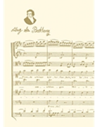 Beethoven Notebook Beige (3-pack) Retail $7.99 Each by for