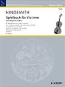 Tune Book For Violins by Hindemith Paul for Violin Method