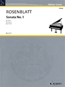 Sonata No. 1 by Rosenblatt Alexander for