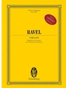 Tzigane - New Urtext Edition by Ravel Maurice for Study Score
