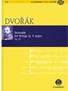 Serenade for Strings in E Major Op. 22 by Dvorak Antonin for
