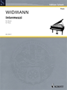 Intermezzi by Widmann Jorg for Piano