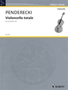 Violincello Totale Cello Solo by Penderecki Krzysztof for Cello