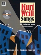 Kurt Weill Songs by Weill Kurt - Reiter Martin - for