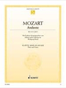 Andante Kv315 by Mozart Wolfgang Amadeus - Birtel Wolfgang - for Flute and Piano