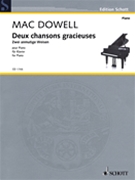 Deux Chansons Gracieuses Piano by for Piano