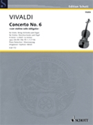 Concerto #6 A Minor Opus 3/6 by Vivaldi Antonio Lucio - Seyfried Annette - for Violin and Piano