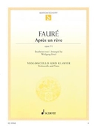 Apres Un Reve by Faure Gabriel - Susanne Richter - for Cello and Piano