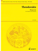 Rhapsody by Theodorakis Mikis for Study Score