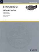 Fanfara For Wind Band Score And Parts by Penderecki Krzysztof for Mixed Ens