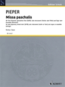 Missa Paschalis Full Score (latin/german) by for