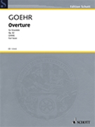 Overture Op. 82 by Goehr Alexander for Full Score
