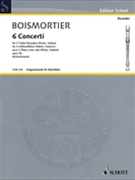 6 Concerti Op. 38 by Boismortier Joseph Bodin de for Recorder