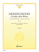 Six Songs Without Words Opus 67 by Mendelssohn Felix for Piano