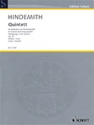 Quintet Op. 30 by Hindemith Paul for Score