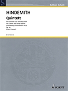 Quintet Op. 30 First Version 1923 for Clarinet and String Quartet by Hindemith Paul for Parts