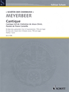 Cantique by Meyerbeer Giacomo for Score