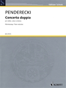 Concerto Doppio by Penderecki Krzysztof for Score and Parts