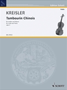 Tambourin Chinois Opus 3 by Kreisler Fritz for