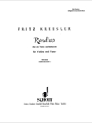 Rondino by Kreisler Fritz for Violin