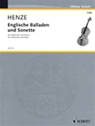 Englische Balladen und Sonette (1984/85; 2003) by Henze Hans Werner for