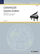 Country Gardens by Grainger Percy Aldridge for 2 Piano 8 Hands