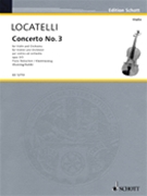 Concerto #3 Opus 3 #3 by Locatelli Pietro Antonio - Kubik Reinhold - for Violin and Piano