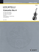 Concerto #4 Opus 3 #4 by Locatelli Pietro Antonio - Kubik Reinhold - for Violin and Piano