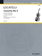 Concerto #5 Opus 3 #5 by Locatelli Pietro Antonio - Kubik Reinhold - for Violin and Piano