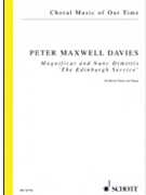 Magnificat & Nunc Dimittis by Davies Peter Maxwell for SATB