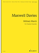 Military March by Davies Peter Maxwell for Score