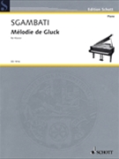 Melody Of Gluck by Sgambati - Bauer - for Piano