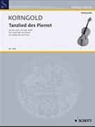 Tanzlied Des Pierrot by Korngold Erich Wolfgang for Cello Solo