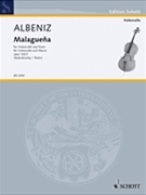 Malaguena by Albeniz Isaac for Cello and Piano