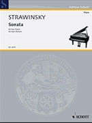 Sonata For Two Pianos by Stravinsky Igor for 2 Piano 4 Hands