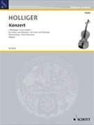Konzert - Hommage à Louis Soutter by Holliger Heinz - Burgin Gabriel - for