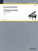 10 Piano Pieces Op. 30 by Schulhoff Erwin for