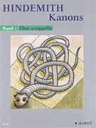 Kanons - Volume 1 by Hindemith Paul for SATB