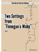 Settings From Finnegans Wake 2 by Partch Harry for Voice AND