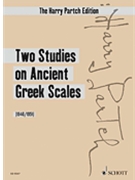 Two Studies on Ancient Greek by Partch Harry for PERFORMANC