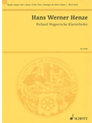Henze Hw Richard Wagnersche Klav-lieder by Henze Hans Werner for
