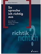 Heizmann K So Spreche Ich Richtig Aus by Klaus Heizmann for