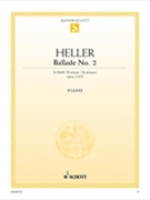 Ballade Opus 115 No 2 by Heller Stephen for Piano