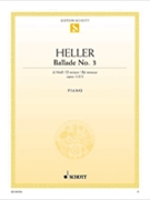 Ballade Opus 115 No 3 by Heller Stephen for Piano
