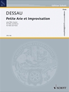 Petite Arie et Improvisation by Dessau Paul for Flute